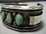 Museum Vintage Native American Navajo Royston Turquoise Sterling Silver Bracelet Old Cuff-Nativo Arts