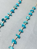 Incredible Vintage Native American Navajo Turquoise Sterling Silver Necklace-Nativo Arts