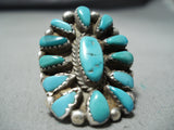 Elsie Yazzie Vintage Navajo Turquoise Sterling Silver Ring Native American Old-Nativo Arts