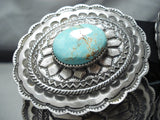 Outstanding Navajo Native American 8 Turquoise Sterling Silver Concho Belt-Nativo Arts