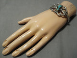 Amazing Vintage Native American Navajo Royston Turquoise Sterling Silver Bracelet-Nativo Arts
