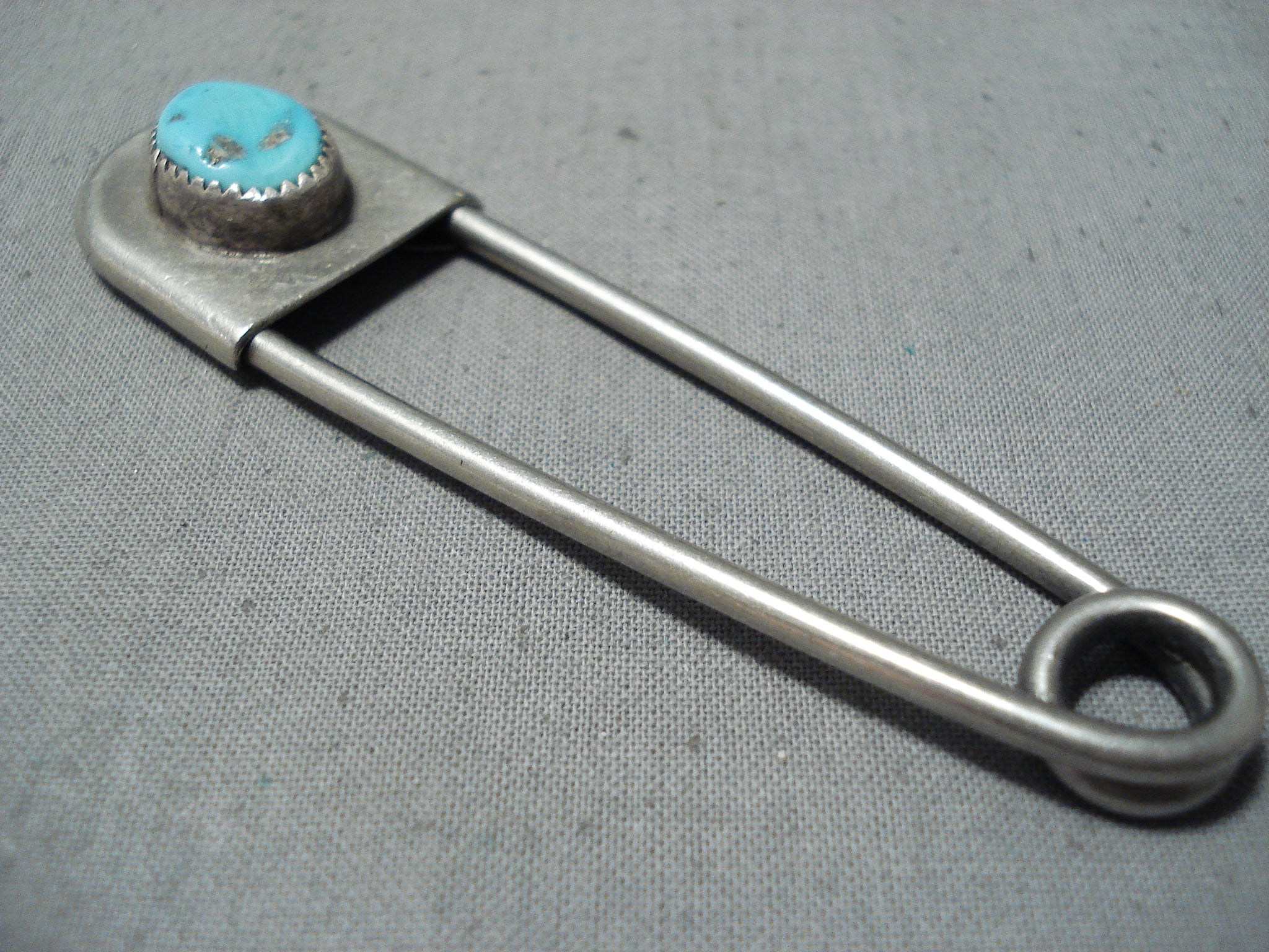 Custom Vintage Native American Navajo Old Kingman Turquoise
