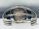 Museum Vintage Native American Navajo Royston Turquoise Sterling Silver Signed Bracelet-Nativo Arts