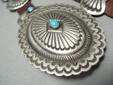 Important Cal Martinez Vintage Native American Navajo Turquoise Sterling Silver Concho Belt-Nativo Arts