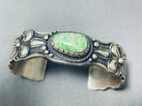 Very Important!! Tso Family Orvil Jack Turquoise Sterling Silver Bracelet-Nativo Arts