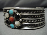 Incredible Vintage Native American Navajo Turquoise Sterling Silver Bracelet-Nativo Arts