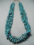 Vibrant Vintage Santo Domingo Royston Turquoise Necklace Native American Old-Nativo Arts