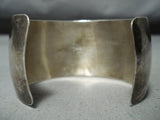 Exceptional Vintage Native American Navajo Huge Royston Turquoise Sterling Silver Bracelet-Nativo Arts