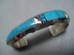 Exquisite Vintage Navajo Sterling Silver Native American Francis Bracelet-Nativo Arts