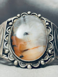 Best Vintage Native American Navajo Coiled Cuff Vintage Petrified Wood Sterling Silve Rbracelet-Nativo Arts