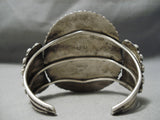 Important Vintage Native American Navajo Larry Moses Begay Turquoise Sterling Silver Bracelet-Nativo Arts