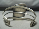 So Intricate!! Vintage Zuni/ Santo Domingo Turquoise Sterling Silver Bracelet-Nativo Arts