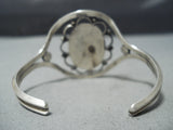 Special Vintage Native American Navajo Sleeping Beauty Turquoise Sterling Silver Bracelet Old-Nativo Arts