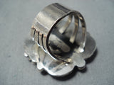 Marvelous Navajo Royston Turquoise Sterling Silver Ring Native American-Nativo Arts