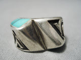 Stunning Vintage Navajo Sterling Silver Waving Native American Ring-Nativo Arts