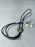 Fabulous Native American Navajo Sterling Silver Coyote Bolo-Nativo Arts