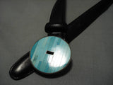 Christine Alice Eustace Native American Zuni Vintage Turquoise Sterling Silver Concho Belt-Nativo Arts