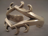 Collection Of Native American Jewelry Silver Thorns Vintage Navajo Native American Jewelry Silver Bracelet Old-Nativo Arts