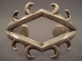 Collection Of Native American Jewelry Silver Thorns Vintage Navajo Native American Jewelry Silver Bracelet Old-Nativo Arts