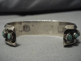 Collection Of Snake Eyes Turquoise Vintage Native American Navajo Sterling Silver Bracelet Old-Nativo Arts