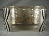 Colossal Advanced Native American Jewelry Silver Work Vintage Navajo Native American Jewelry Silver Bracelet-Nativo Arts