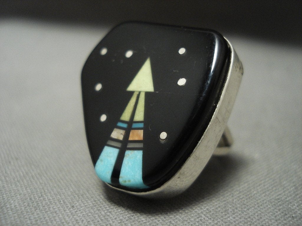 Stars In The Sky Native American Navajo Turquoise Sterling Silver