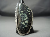 Colossal Vintage Hopi/ Navajo Turquoise Sterling Native American Jewelry Silver Ring Old-Nativo Arts