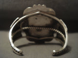 Colossal Vintage Navajo Turquoise Native American Jewelry Silver Bracelet-Nativo Arts