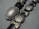Concho Belt For Jeans! Vntage Native American Jewelry Navajo Sterlng Silver Old Jewelry-Nativo Arts