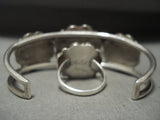 Cute Vintage Zuni Pearl Flower Coral Native American Jewelry Silver Bracelet Ring Set-Nativo Arts