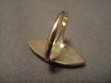 Cute Vintage Zuni Solid 14k Gold Turquoise Ring Old-Nativo Arts