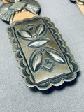 Important Vintage Native American Navajo Mary Cayanito Sterling Silver Concho Belt-Nativo Arts