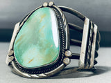 101 Grams One Of Best Vintage Native American Navajo Royston Turquoise Sterling Silver Bracelet-Nativo Arts