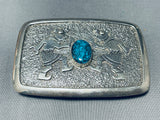 Heavy Dancing Kachian Vintage Native American Navajo Sterling Silver Bracelet-Nativo Arts