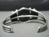 Important Vintage Native American Navajo Leo Martinez Turquoise Sterling Silver Bracelet-Nativo Arts