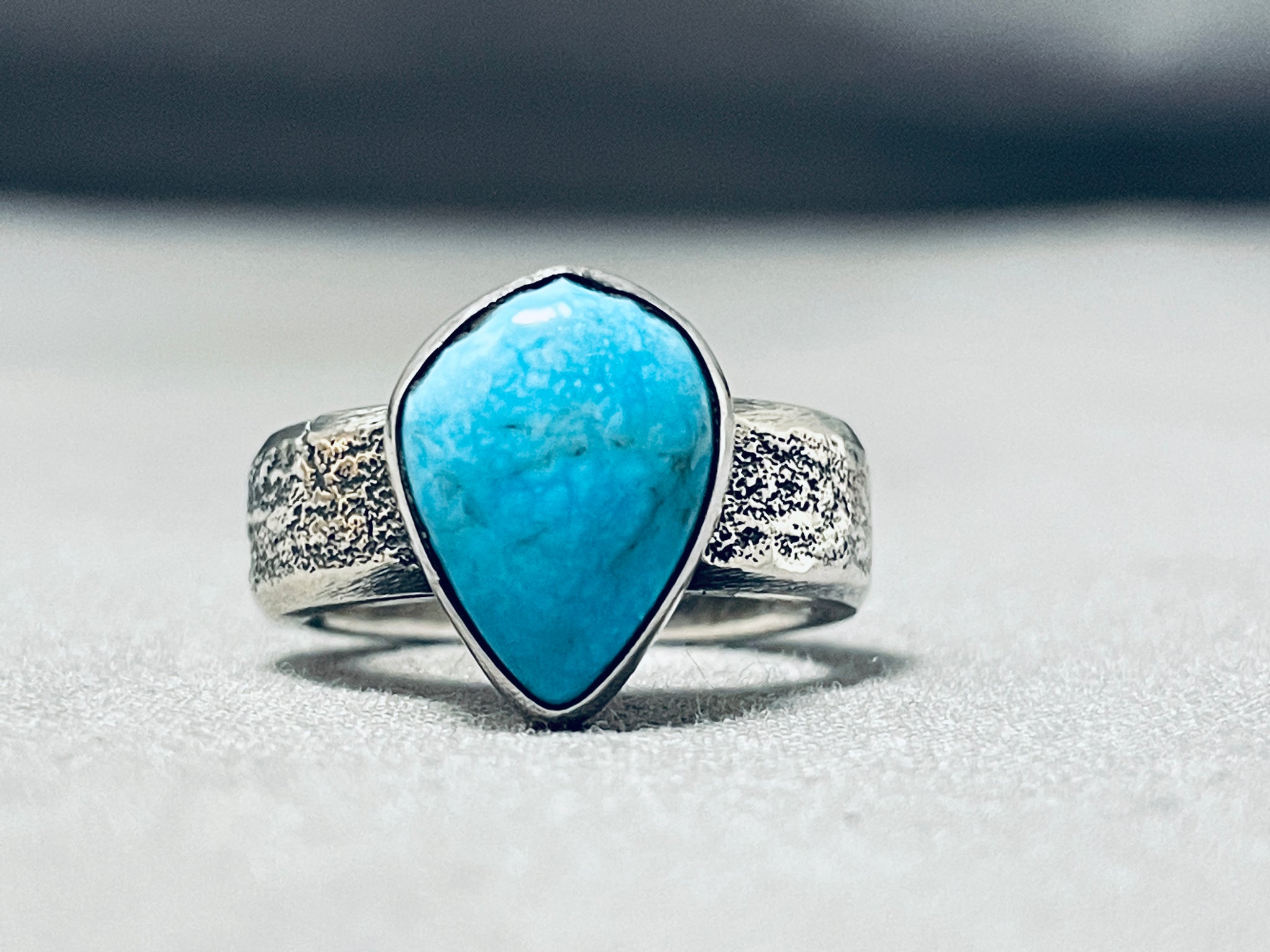 Fabulous Vintage Native American Navajo Blue Diamond Turquoise Sterlin ...