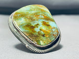 Best Biggest Vintage Native American Navajo Royston Turquoise Sterling Silver Ring-Nativo Arts