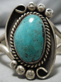 Tremendous Vintage Native American Navajo Royston Turquoise Sterling Silver Bracelet Cuff-Nativo Arts