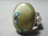 One Of Most Unique Native American Navajo Ben Begaye Turquoise Sterling Silver Ring-Nativo Arts