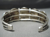 Amazing Vintage Native American Navajo Sleeping Beauty Turquoise Sterling Silver Bracelet-Nativo Arts