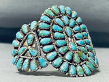 Reddy Tso Vintage Native American Navajo Turquoise Sterling Silver Bracelet-Nativo Arts