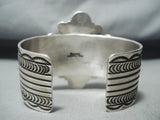 Al Sanchez Native American Navajo Royston Turquoise Sterling Silver Bracelet-Nativo Arts