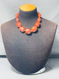 Gorgeous Vintage Southwest Strawberry Quartz Sterling Silver Necklace-Nativo Arts