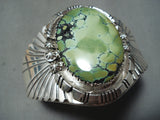 Stunning Navajo Damale Turquoise Sterling Silver Bracelet Native American-Nativo Arts