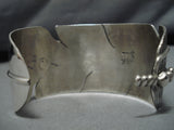 Important Feather Master Native American Navajo Sterling Silver Ben Begaye Bracelet-Nativo Arts