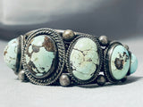 Museum Vintage Native American Navajo Dry Creek Turquoise Sterling Silver Bracelet-Nativo Arts