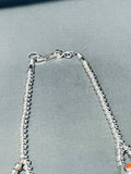 Native American 270 Gram Southwestern Turquoise Sterling Silver Squash Blossom Necklace-Nativo Arts