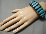 One Of Best Larger Wrist Vintage Native American Navajo Mary Morgan Sterling Silver Bracelet-Nativo Arts