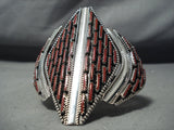 Cel Yazzie Vintage Native American Navajo Sterling Silver Bracelet-Nativo Arts