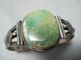 Important Early Steve Arviso Vintage Native American Navajo Turquoise Sterling Silver Bracelet-Nativo Arts